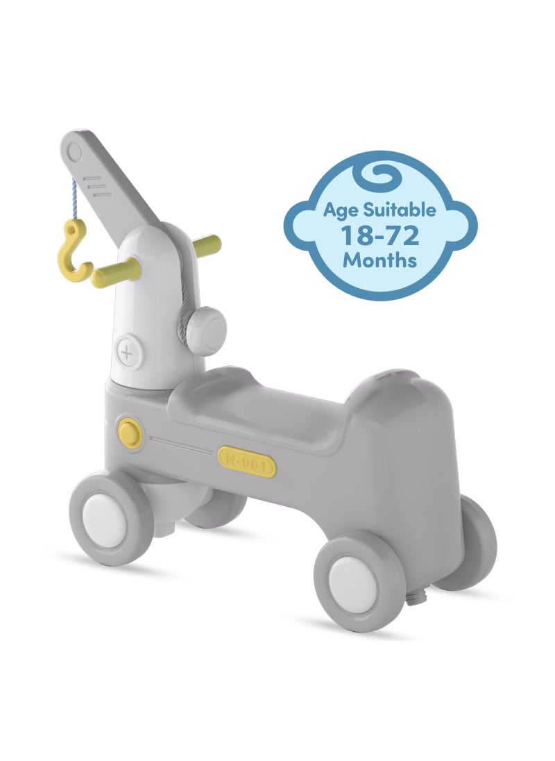 2In1 Baby Rock Ride On, Upto 50 Kg- Grey, 74.7x58.3x33.2 Cm - pzsku/Z60E96B609BB88D062F00Z/45/_/1702635858/b1acbbb6-35ff-4d84-afa4-3eb165ba075d
