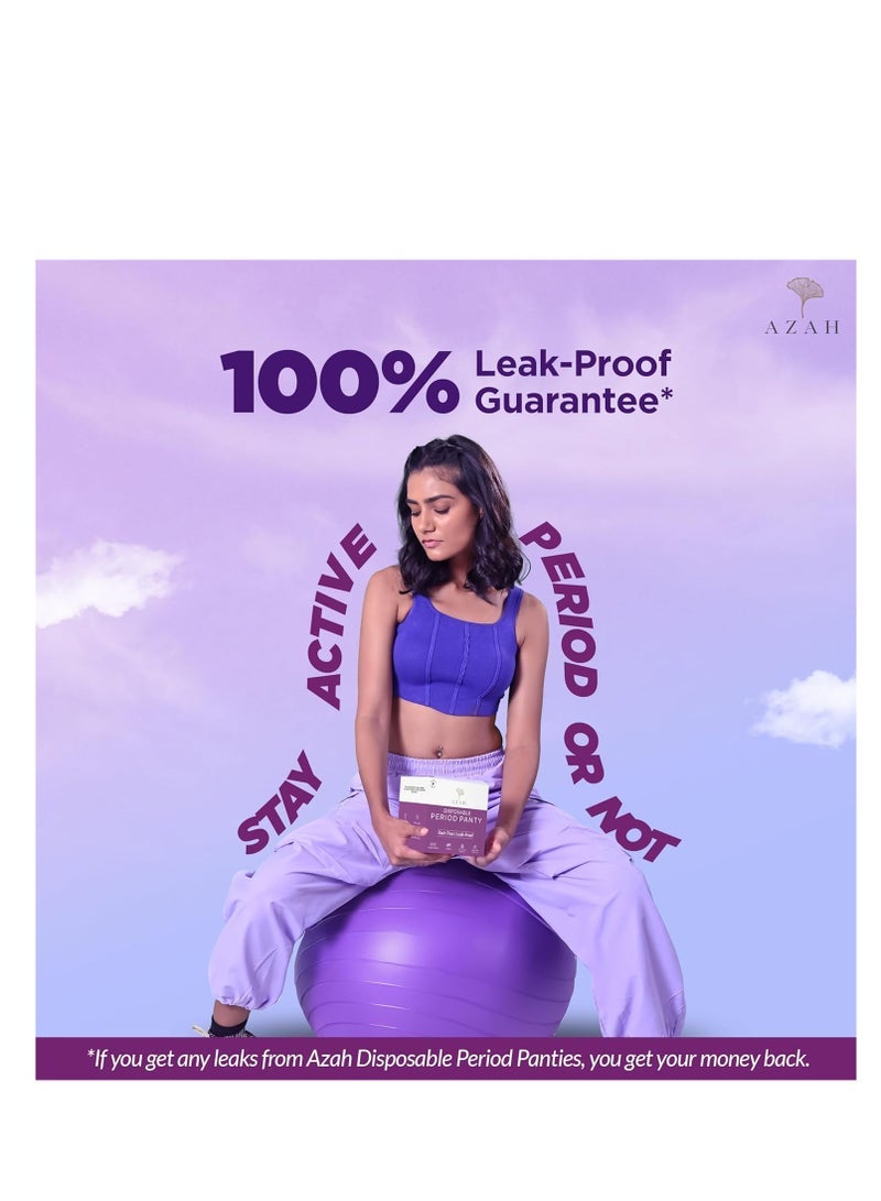 AZAH Period Panty for Girls [L-XL, Pack of 6] | Leak Proof & Rash Free - Image 2
