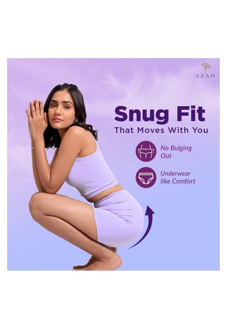 AZAH Period Panty for Girls [L-XL, Pack of 6] | Leak Proof & Rash Free - Image 3