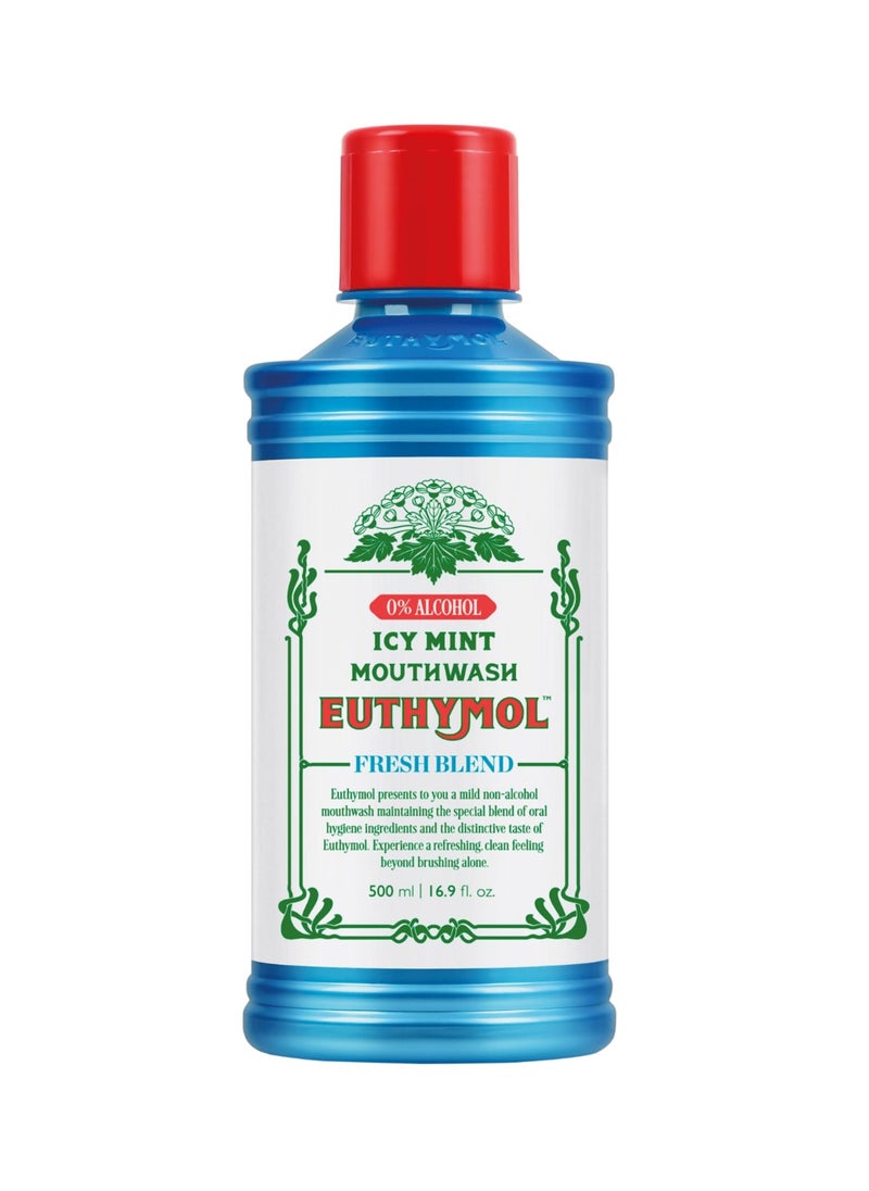 Euthymol Icy Mint Mouthwash 500ml  - Image 1