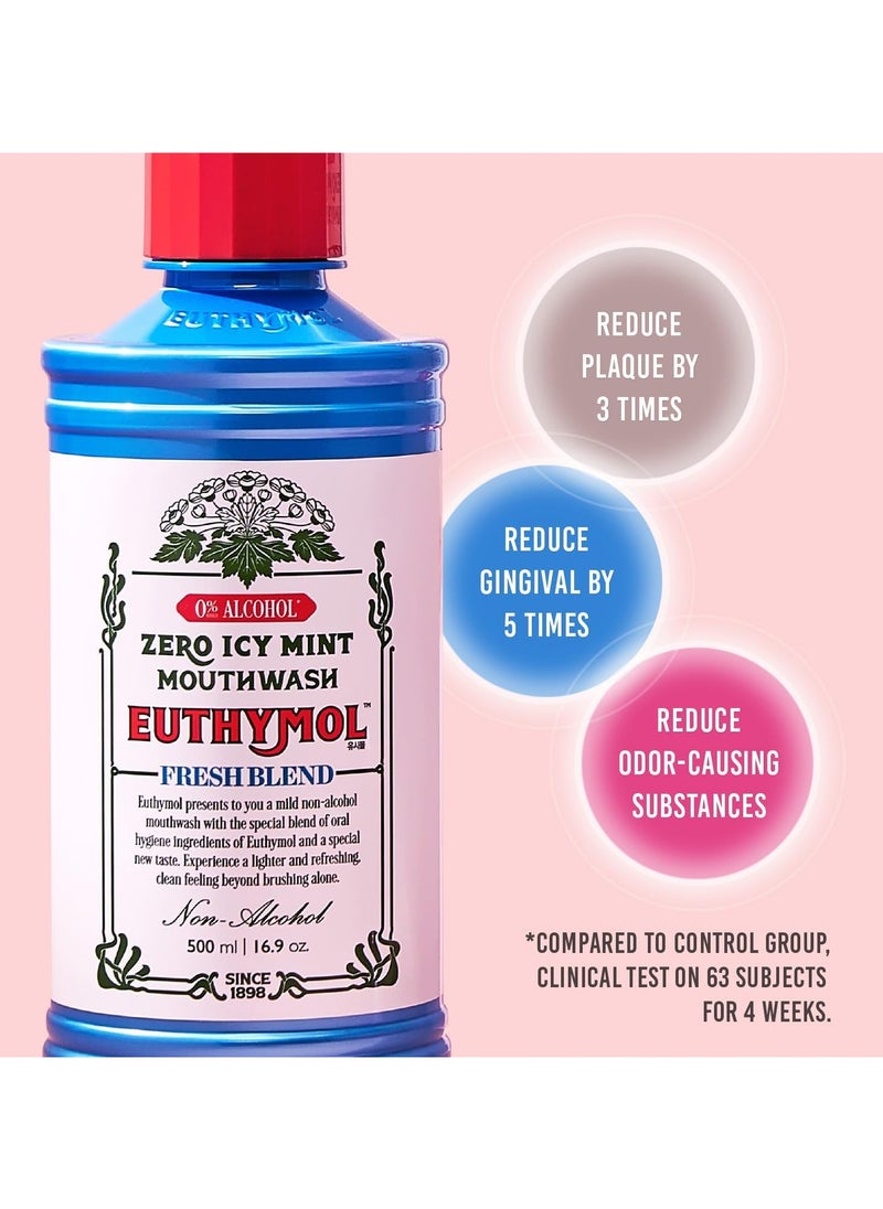 Euthymol Icy Mint Mouthwash 500ml  - Image 2
