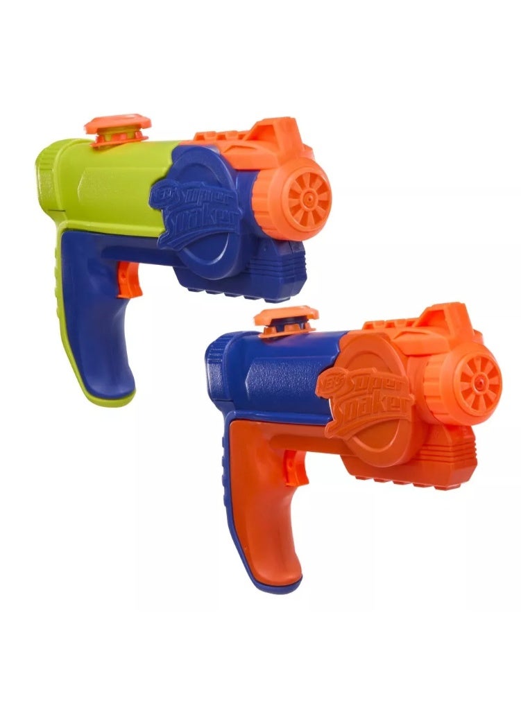 HASBRO - NERF Nerf Super Soaker Piranha 2-Pack Water Blaster Set - Image 3