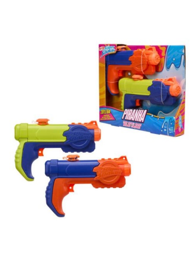 HASBRO - NERF Nerf Super Soaker Piranha 2-Pack Water Blaster Set - Image 4
