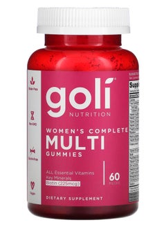 Goli Nutrition Women's Complete Multi Gummies 60 Pieces 
