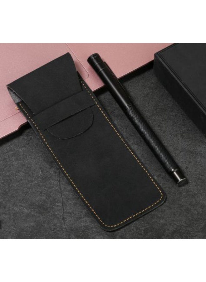 حافظة قلم من الجلد الصناعي، غطاء واقي متين لأقلام الحبر السائل - Image 5