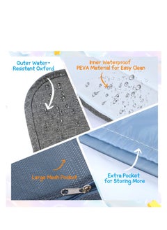 Excefore Portable Diaper Changing Pad, Travel Baby Changing Pad, Waterproof Foldable Diaper Changing Mat, Lightweight & Compact Changing Station, Newborn Gifts  - Image 2