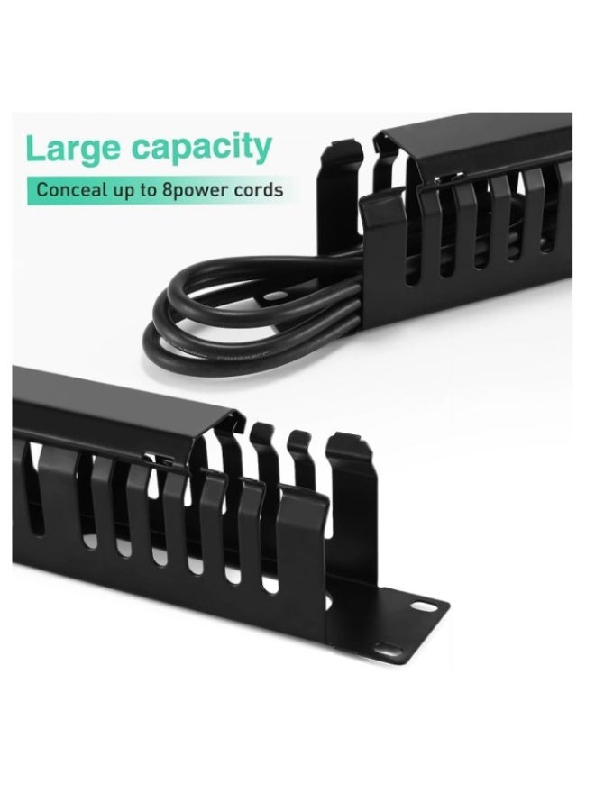 Haing مسار إدارة كابل الإيثرنت 24 منفذ - Image 3