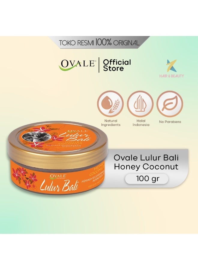 Ovale Lulur Bali Honey Coconut Body Treatment Scrub, Exfoliating & Smoothing Body Scrub for Soft, Glowing Skin 100g - Image 3