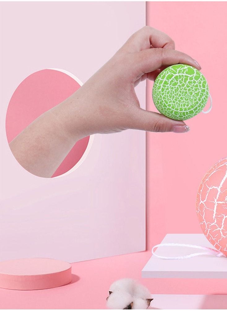 SYOSI - Yoyo Ball, Professional Looping Yoyo Responsive Yoyo Ball Wooden Yoyo Ball with Crack Pattern for Kid Child Green - Image 1