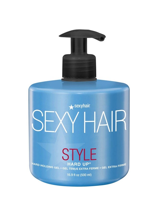 Sexy Hair Sexyhair Style Hard Up Hard Holding Gel, 16.9 Oz | Extreme Hold | Non-Flaking Formula | All Hair Types  - Image 1