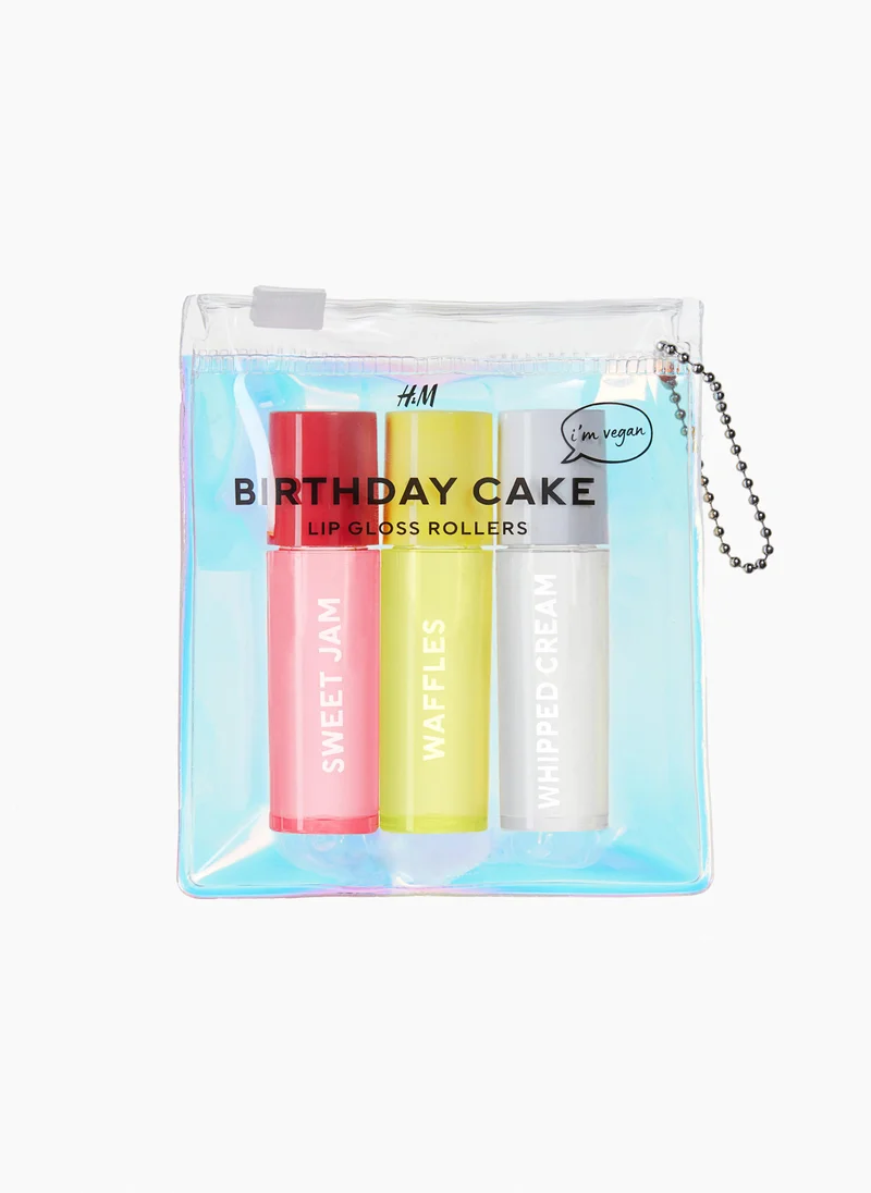 H&M 3-PACK LIP GLOSSES