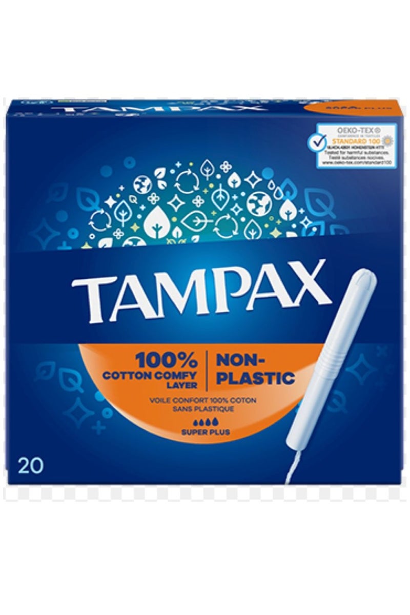 Tampax Super plus Tampons with Applicator 20packs 