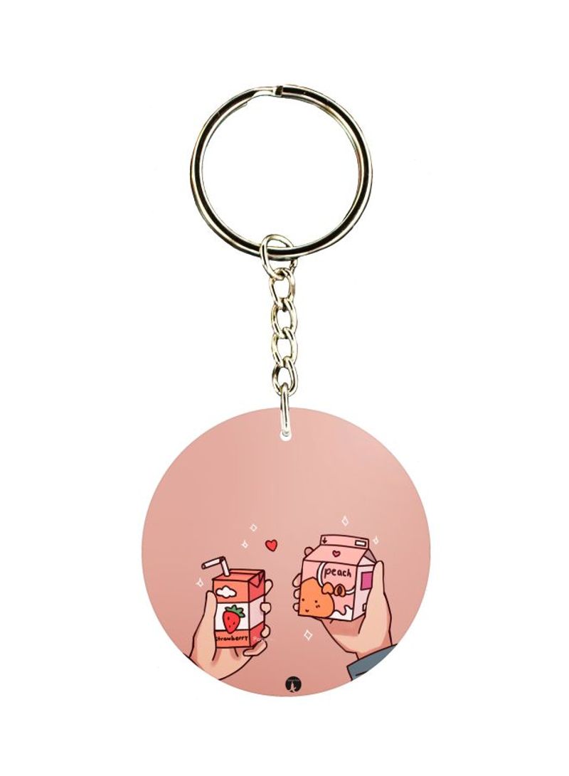 RKN Printed Single Sided Keychain