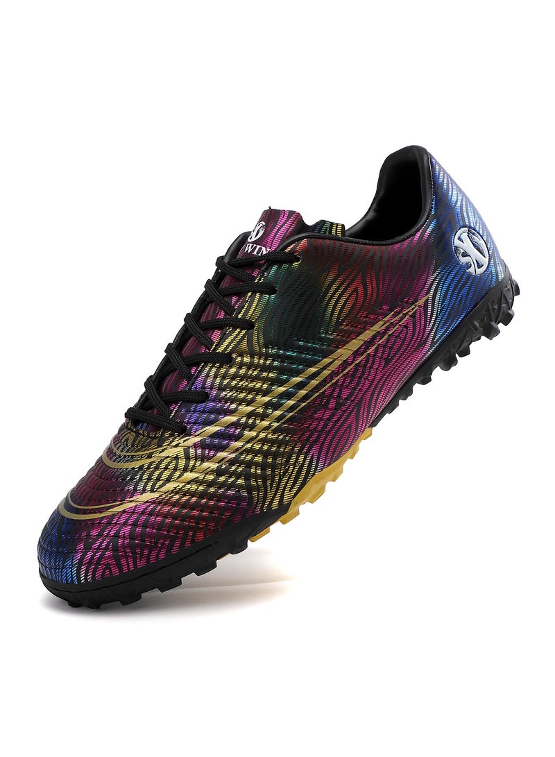 جناح السماء أحذية كرة القدم الرجالية من SKY WING أحذية رياضية احترافية منخفضة الرقبة لكرة القدم في الهواء الطلق وداخل المنزل - Image 2