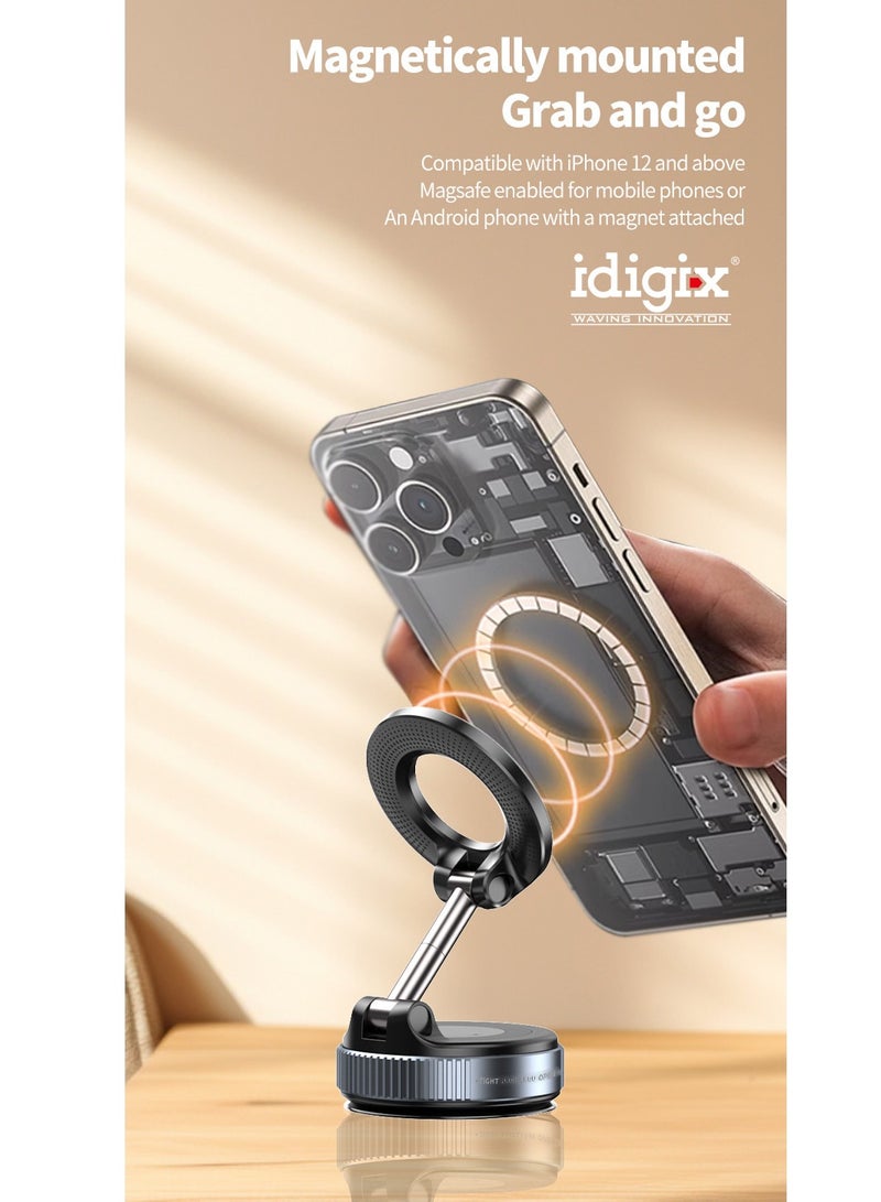 Idigix Vacuum Foldable Magnetic Car Holder - Image 3