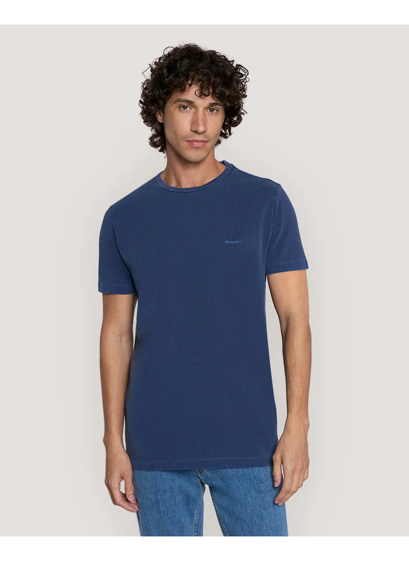 غانت Gant Slim Sunfaded Ss Pique Tshirt