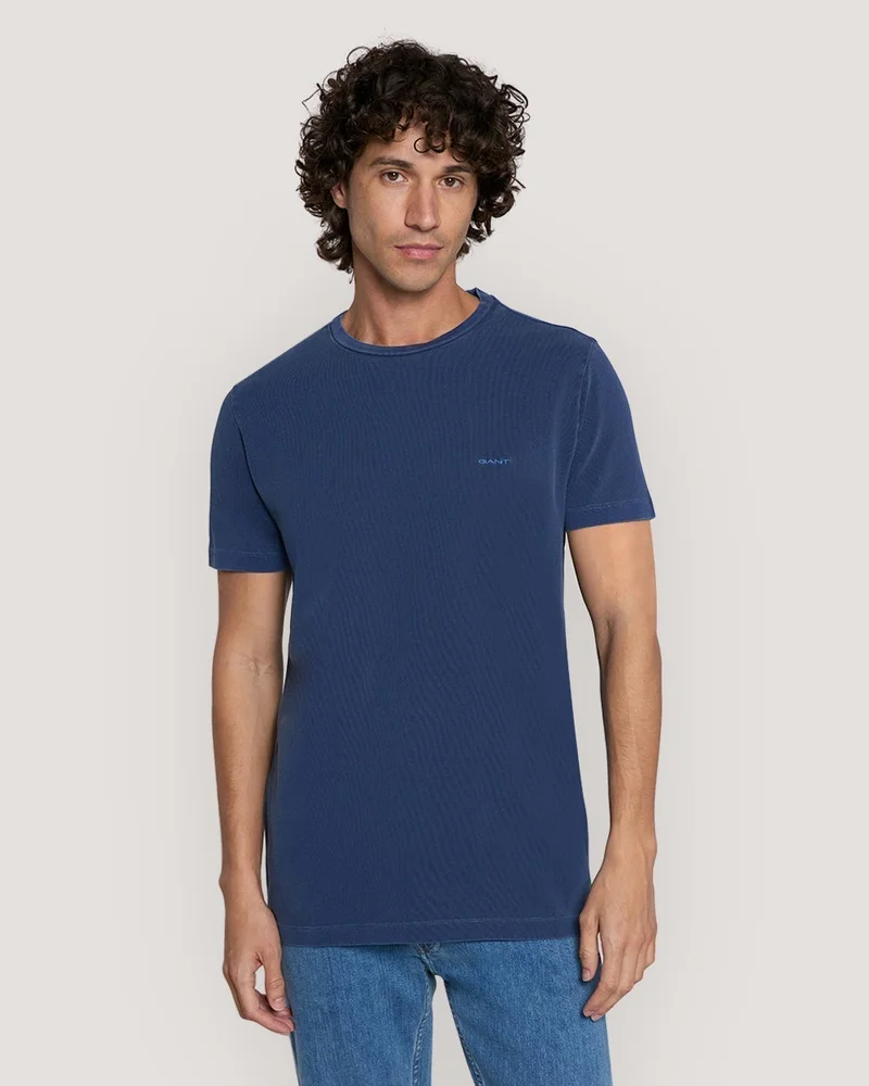 GANT Gant Slim Sunfaded Ss Pique Tshirt