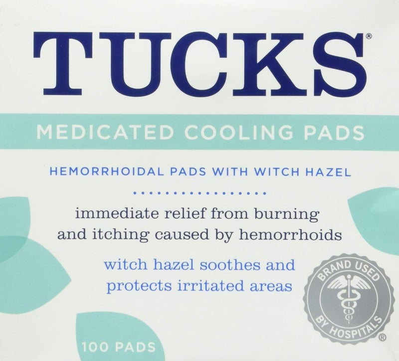 Tucks Diverse purchase options Medicated Cooling Pads 100 Each Elegant appearance - Image 1
