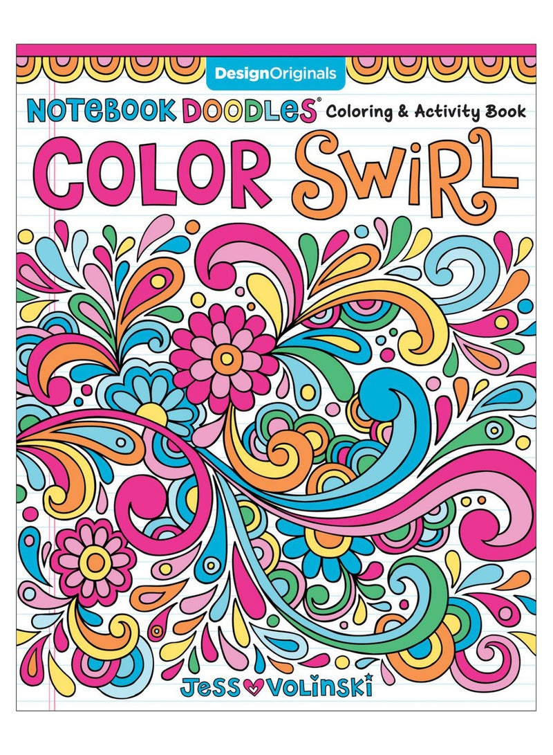 Notebook Doodles Color Swirl