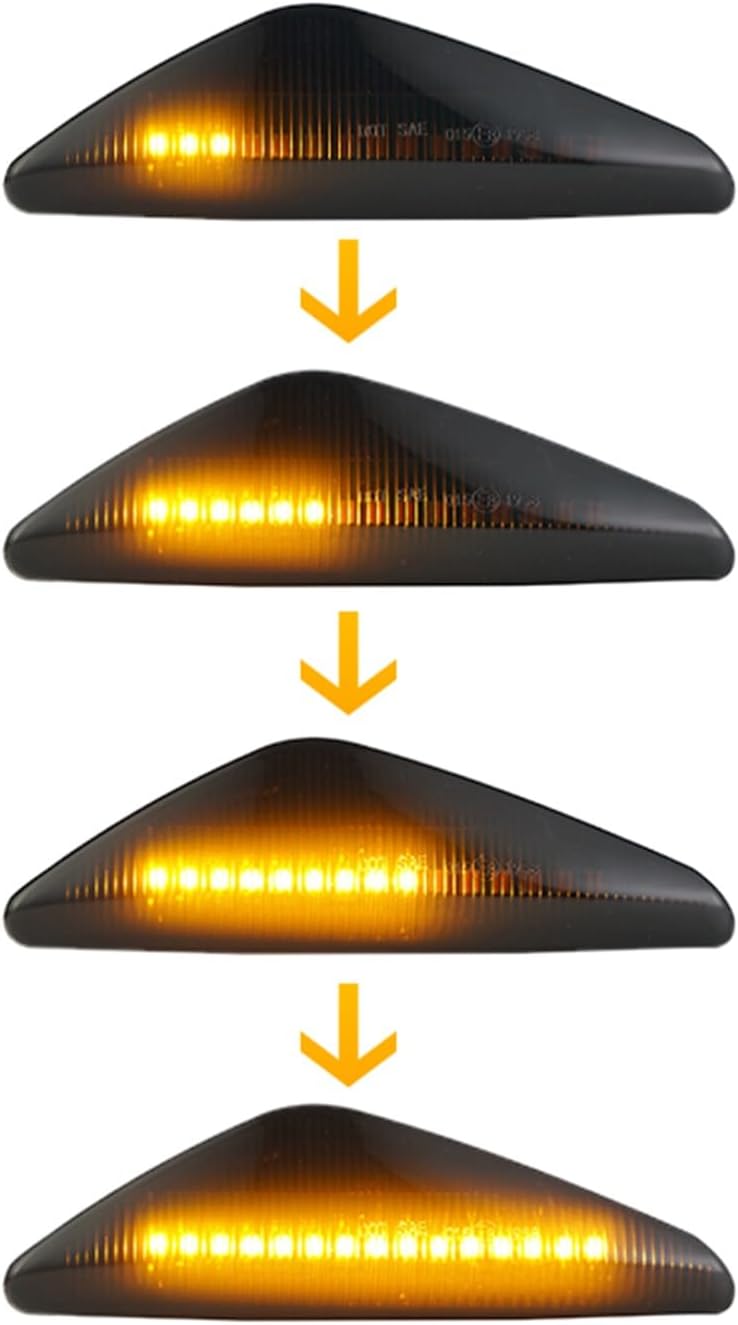 QASULER Dynamic Turn Signal Side Marker Light for BMW - Image 3