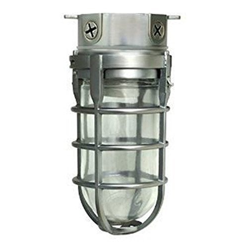 Woods L1706CH Vandal Resistant 150W Incandescent Security Light, Ceiling Mount, Chrome - Image 2