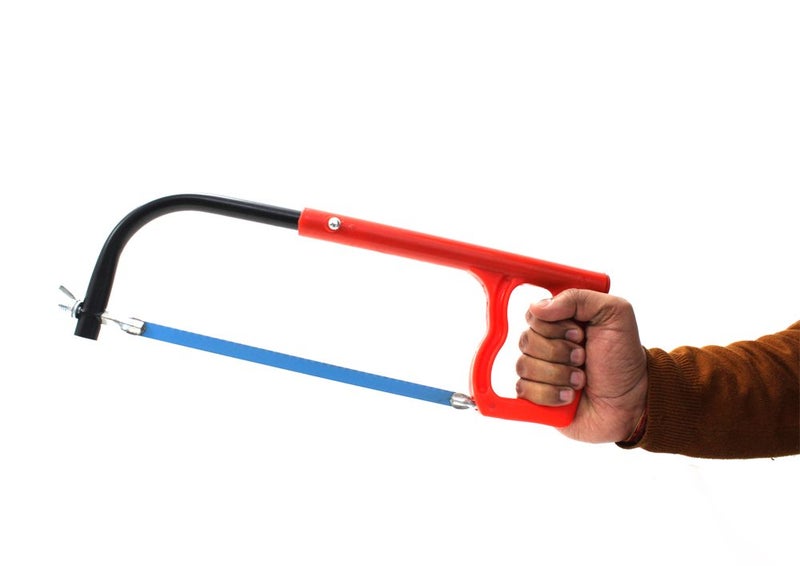 LOVELY 250 to 300 MM Adjustable Hacksaw Frame with Heavy Duty Plastic Handle Pack of 1 - Image 3