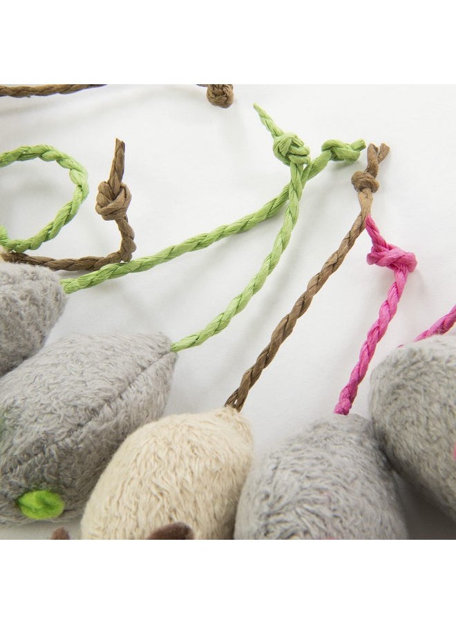 SmartyKat - SmartyKat Skitter Critters Value Pack Catnip Cat Toys - Gray/Cream, Set of 10 - Image 1