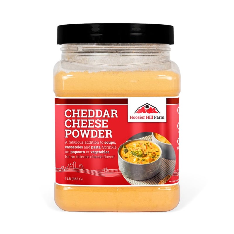 Hoosier Hill Farm Cheddar Cheese Powder, 1LB (Pack of 1) - Image 1