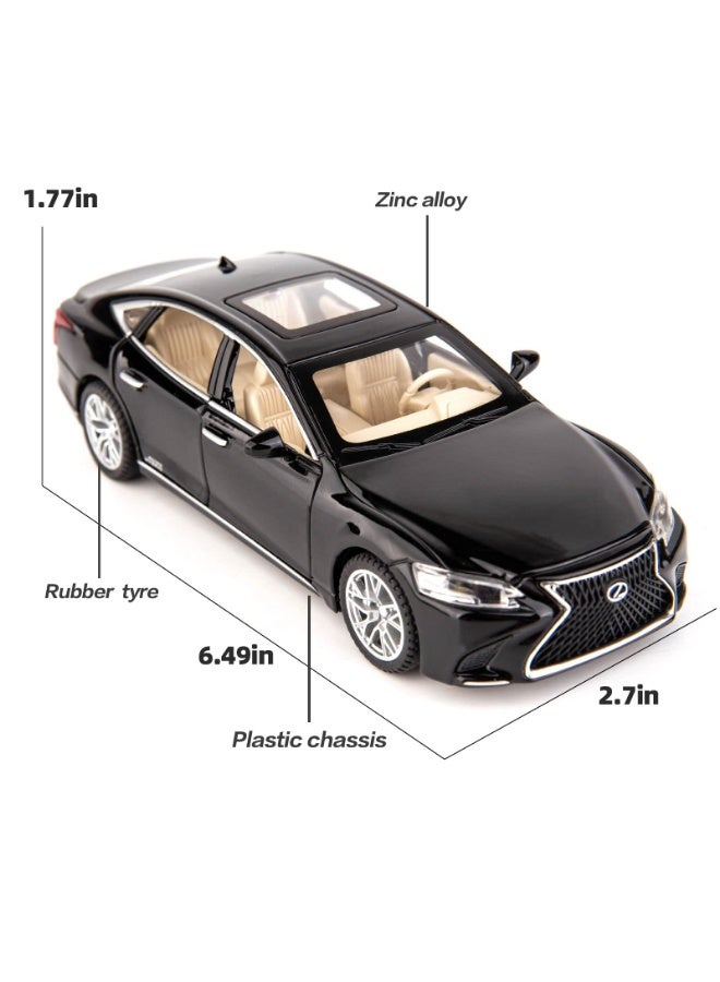 LEXUS 1/32 Lexus LS500h Alloy Pull-Back Toy Car with Sound & Light - Premium Diecast Model Vehicle Gift for Kids Boys Girls - Image 3