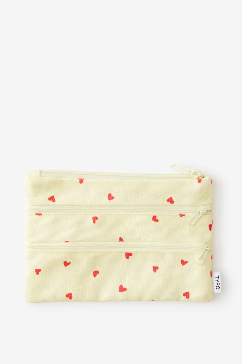 Typo Double Campus Pencil Case