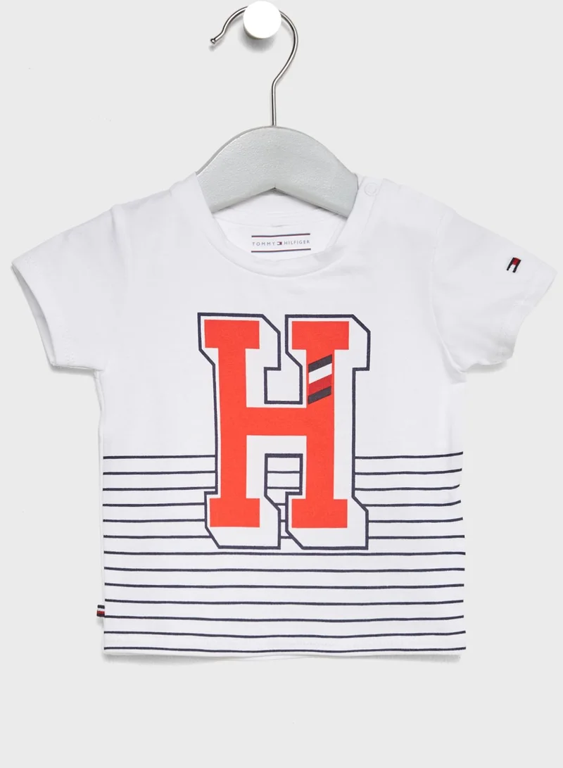TOMMY HILFIGER Infant Bright H Print T-Shrit