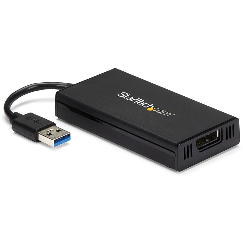 Startech.com StarTech USB 3.0 to 4K DisplayPort External Multi Monitor Video Graphics Adapter - USB 3.0 Video Card - Ultra HD 4K (USB32DP4K) - Image 1