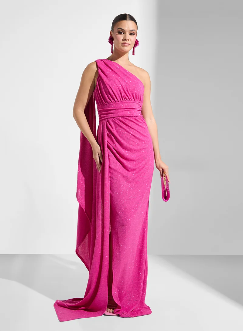 Ella Limited Edition One-Shoulder Glitter Dress