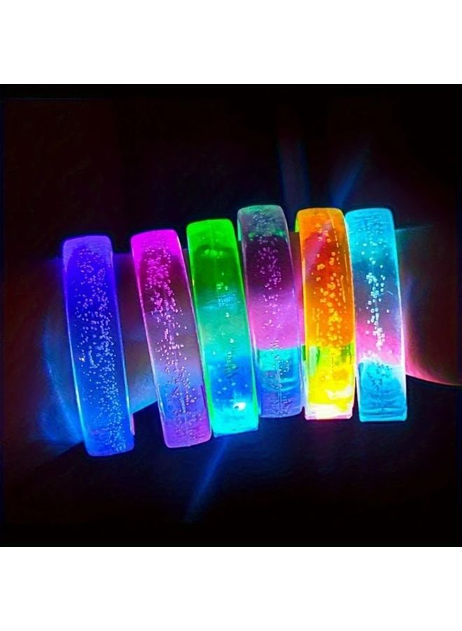8pcs LED Light Up Bracelets Random Colors Glow Party Supplies For Festivals Events - Image 1