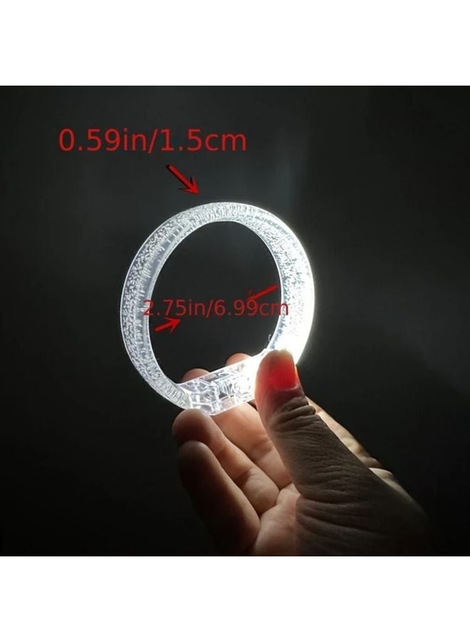 8pcs LED Light Up Bracelets Random Colors Glow Party Supplies For Festivals Events - Image 3