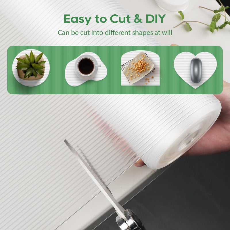 Anoak Shelf Liner, 14 Inches x 10 FT(120 Inch) Non-Slip Cabinet Liner, Washable Waterproof Durable Non Adhesive Shelf Liners for Kitchen, Drawer, Refrigerator - Image 4