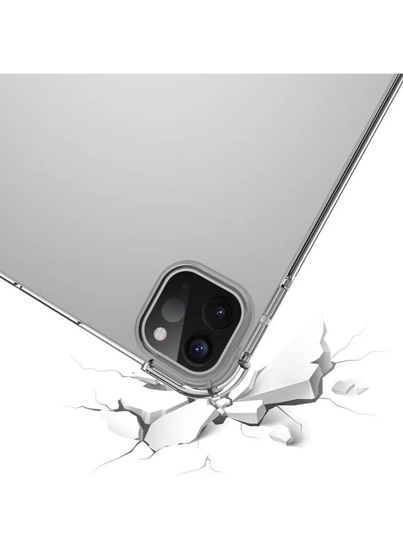 ELTRAZONE TPU Shockprooof Back Cover, Slim-Fit Protective Case for iPad Pro 12.9 inch 5th Generation, Supports Pencil 2nd Gen Charging, Transparent - Image 5
