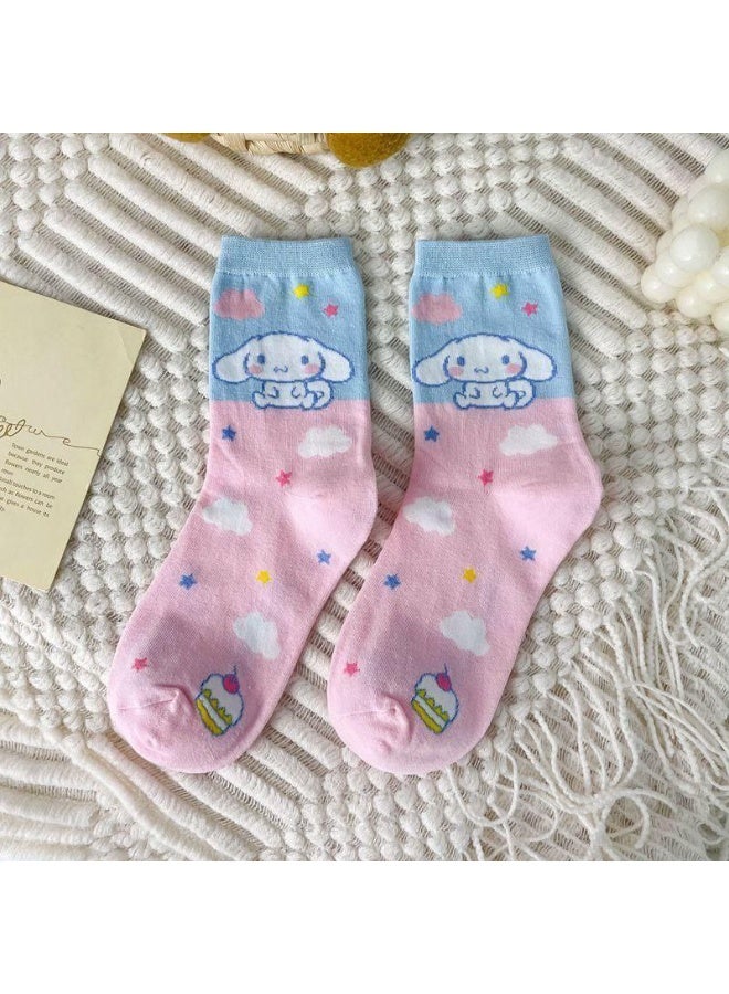 NAMA 5 pairs of Cinnamoroll themed socks - Image 3
