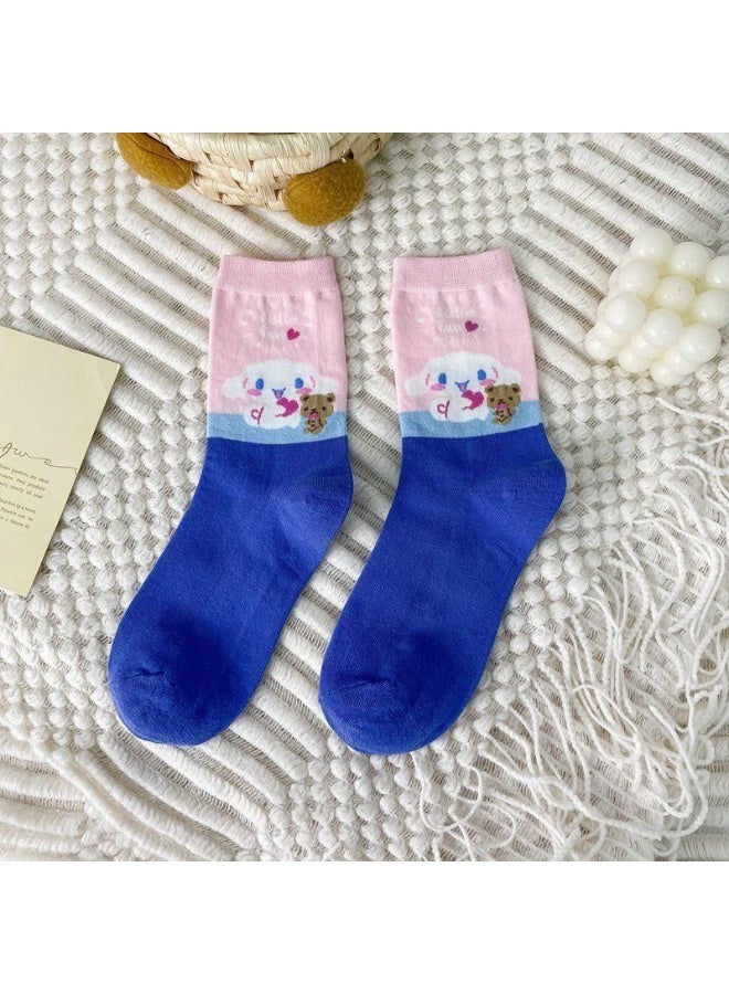 NAMA 5 pairs of Cinnamoroll themed socks - Image 2