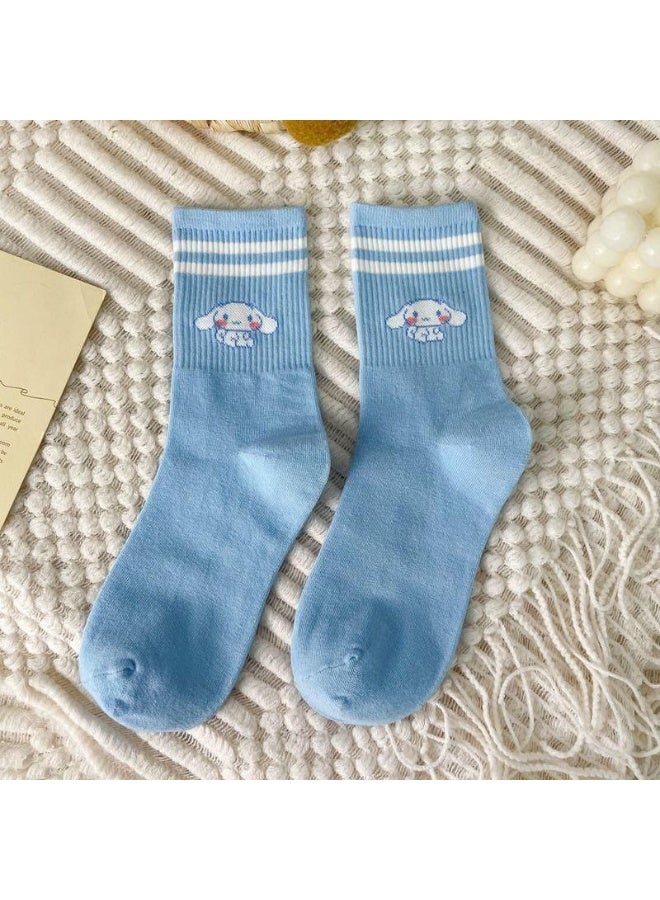 NAMA 5 pairs of Cinnamoroll themed socks - Image 4
