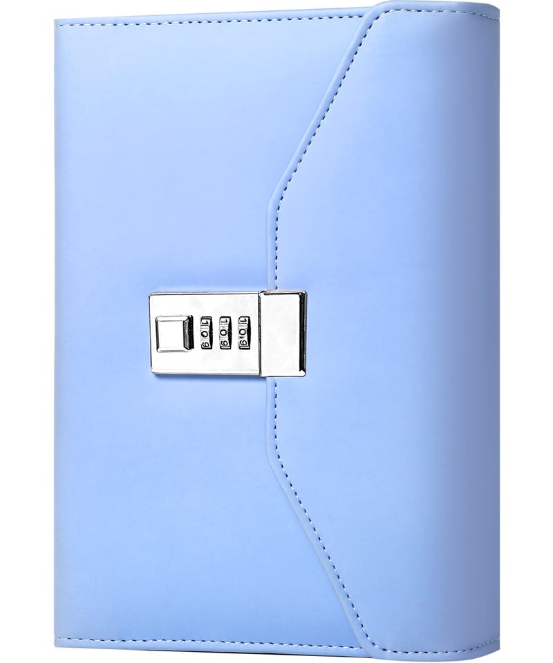 CAGIE Diary with Lock for Women, Full Wrap-around Privacy Journal Gifts for Girls, 120 GMS 224 Pages Thick Lined Notebook with Lock, 5.9 x 7.9 Inch - Image 1
