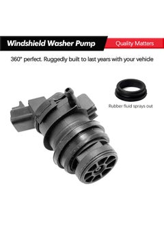 Muyixin Windshield Washer Pump w/Grommet Replacement for Toyota, Lexus, Subaru, Mazda, Nissan, Acura, Honda Replaces OEM 85330-60190, 85330-AE010, 85330-60180, 85330-21010  - Image 2