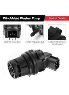 Muyixin Windshield Washer Pump w/Grommet Replacement for Toyota, Lexus, Subaru, Mazda, Nissan, Acura, Honda Replaces OEM 85330-60190, 85330-AE010, 85330-60180, 85330-21010  - Image 4