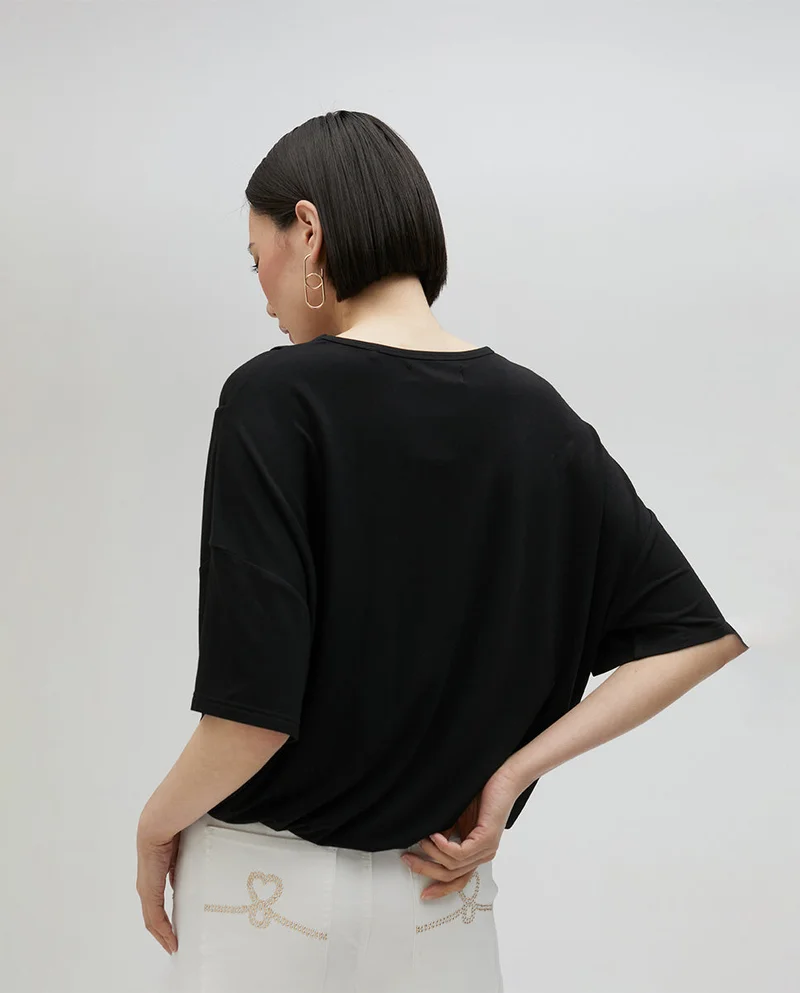 Lola Casademunt Short-sleeved studded T-shirt
