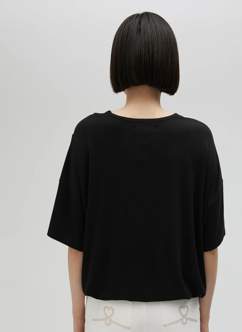 Lola Casademunt Short-sleeved studded T-shirt