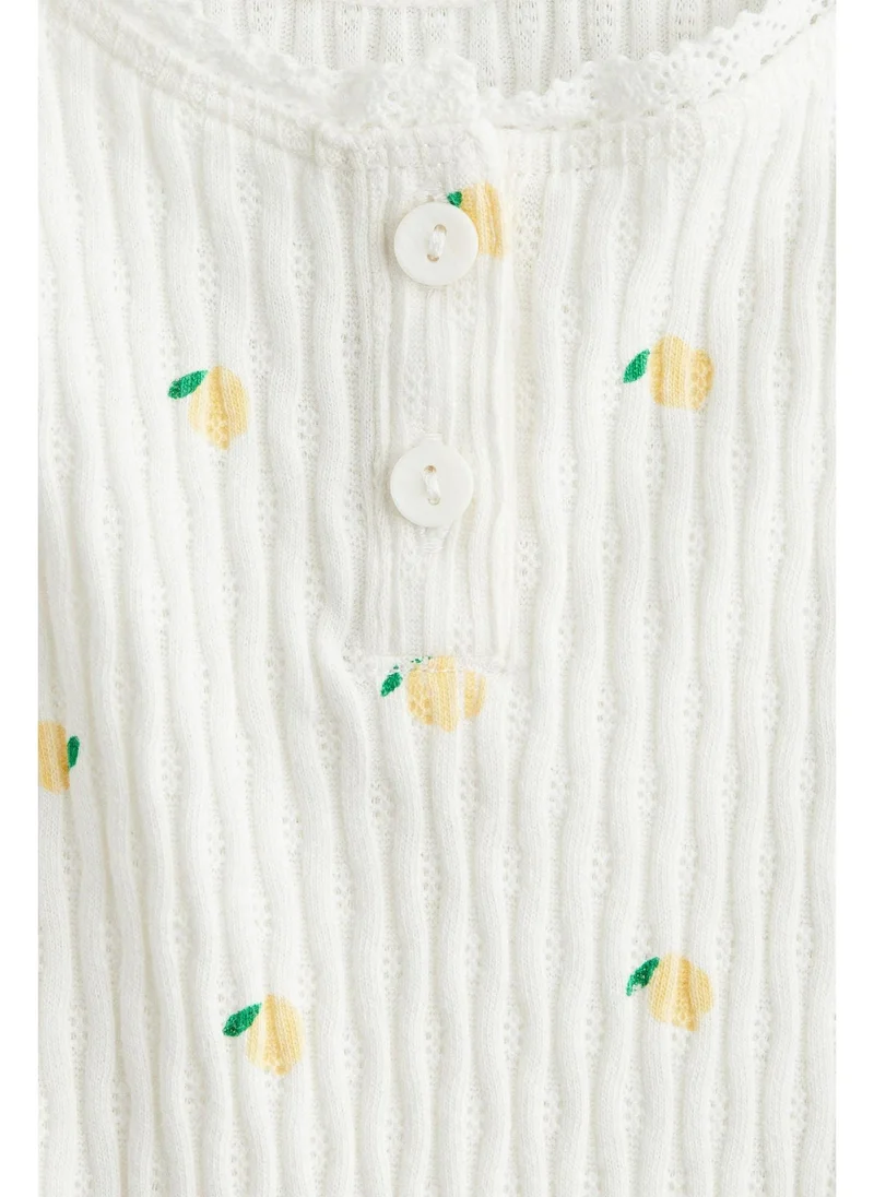 H&M Pointelle cotton vest top