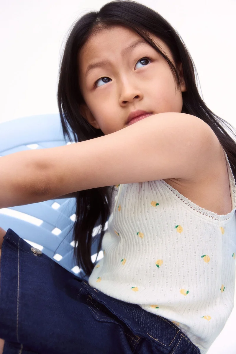 H&M Pointelle cotton vest top