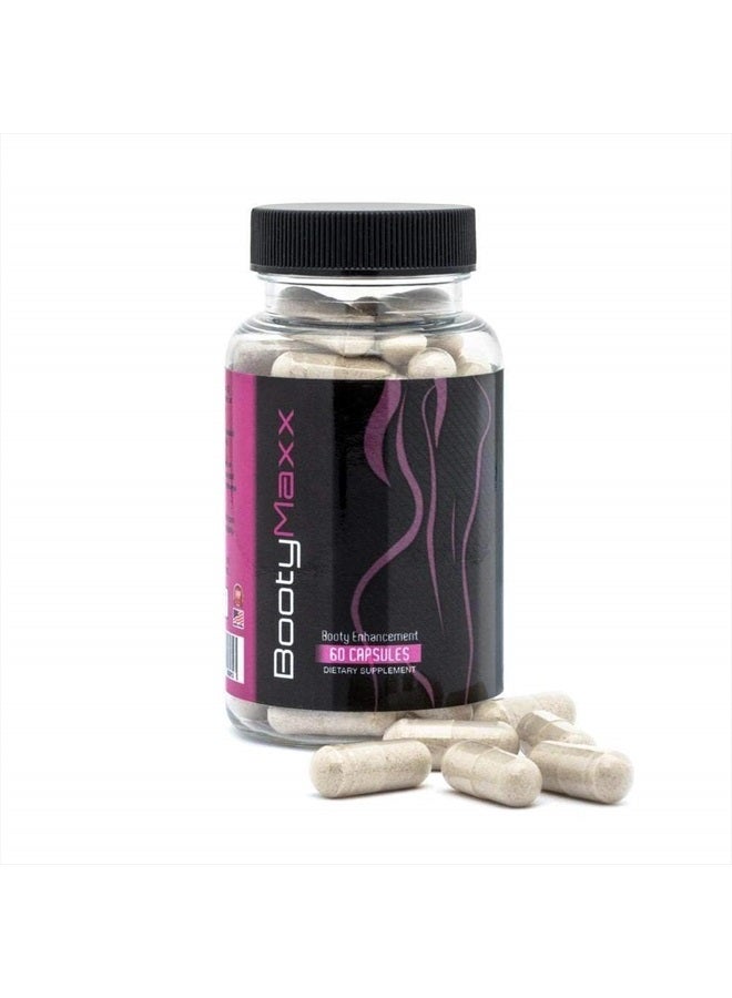 booty maxx Pills, Supplements for Women and Men, Target Your Curves, Butt Formula with Premium Ingredients, The Original Booty Brand  - Image 1