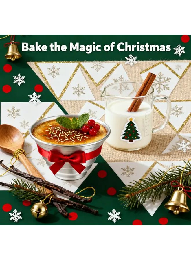 Non Stick Aluminum 7 Piece Cake Molds For Home Baking - Image 5