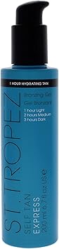ST.TROPEZ St Tropez Fake Tan Self Tan Express Gel 1 Hour Tan Vegan Tanning Gel 100 Percent Natural Tanning Active 200ml - Image 1